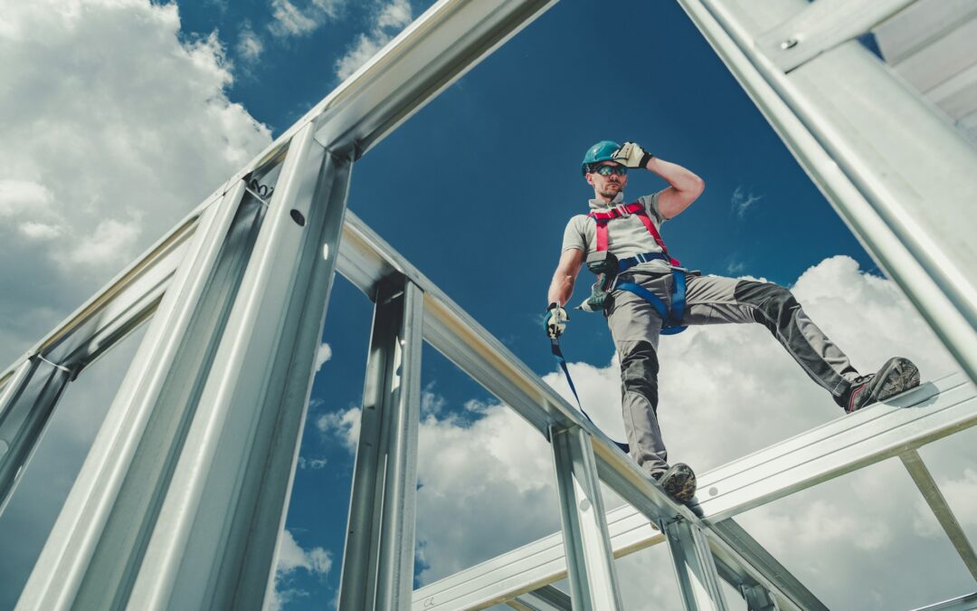 Working Using Safety Harness